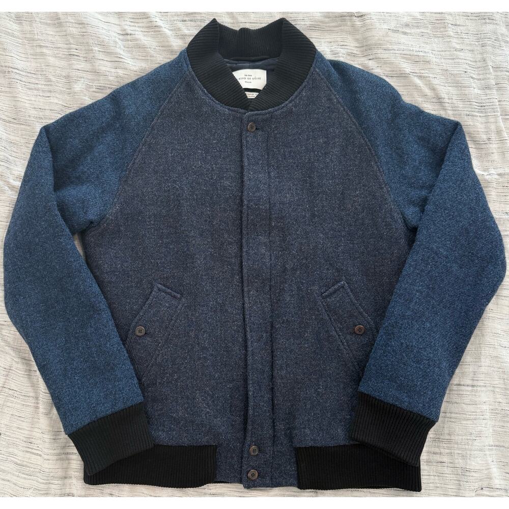 A Kind of Guise Harris Tweed Wool Bomber Jacket Size M